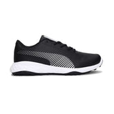 Puma Men’s Grip Fusion Pro MD Spikeless Golf Shoes - Black/Silver