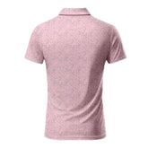 Jack Nicklaus Men's Printed Golf Polo T-Shirt - Pink