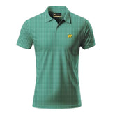 Jack Nicklaus Men's Printed Golf Polo T-Shirt - Matrix Green