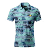 Jack Nicklaus Men's Printed Golf Polo T-Shirt - Sea Green