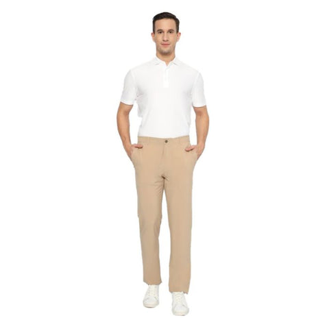 Jack Nicklaus Men’s Belli Premium Regular Fit Trousers - Chinchilla