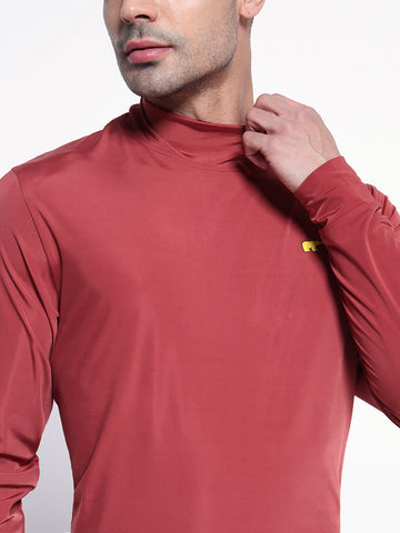 Jack Nicklaus Mock Neck Full Sleeves Polos
