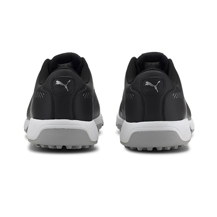 Puma Men’s Drive Fusion Tech MD Spiked Golf Shoes - Black/Silver