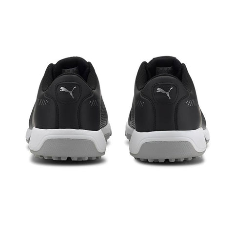 Puma Men’s Drive Fusion Tech MD Spiked Golf Shoes - Black/Silver