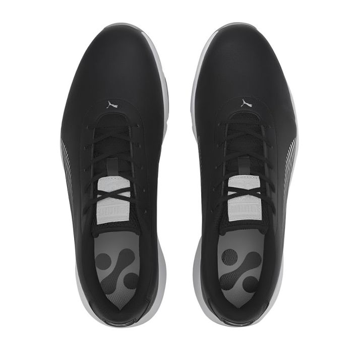Puma Men’s Drive Fusion Tech MD Spiked Golf Shoes - Black/Silver