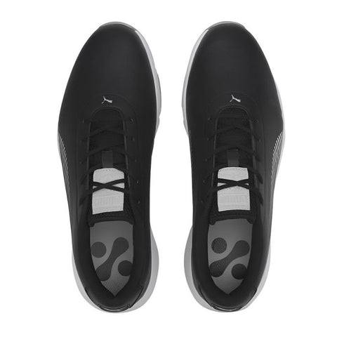 Puma Men’s Drive Fusion Tech MD Spiked Golf Shoes - Black/Silver