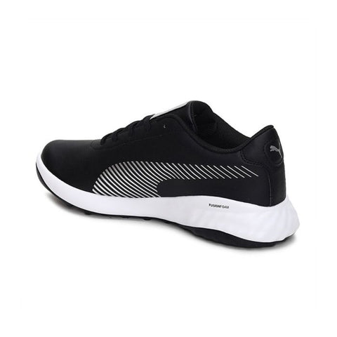 Puma Men’s Grip Fusion Pro MD Spikeless Golf Shoes - Black/Silver