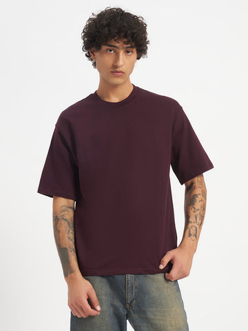 Oversized Essential T-Shirt For Men Dusty Purple