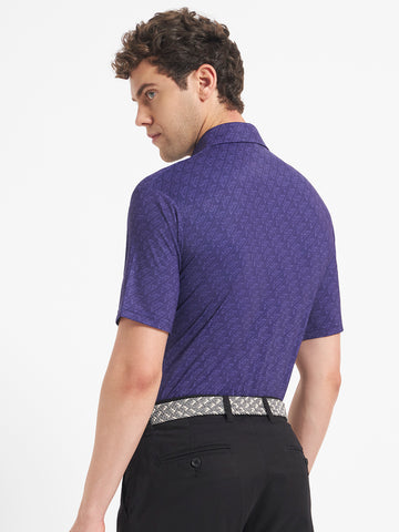 Premium Textured Polo Shirt – Modern Fit, Breathable Comfort