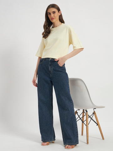 Oversized Essential T-Shirt For Men Ecru