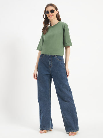 Oversized Essential T-Shirt For Men Sage Green