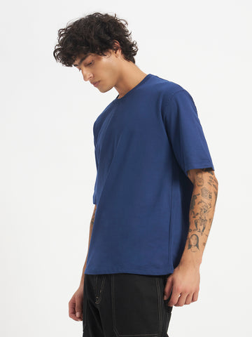 Oversized Essential T-Shirt For Men Cobalt Blue