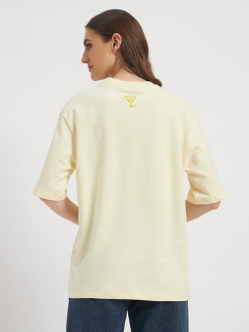 Oversized Essential T-Shirt For Men Ecru
