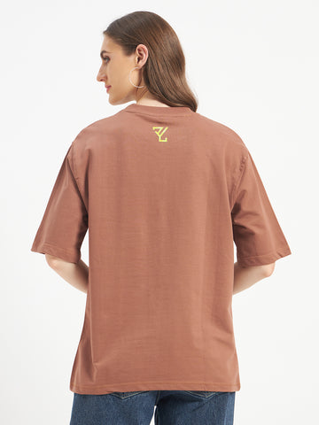 Oversized Essential T-Shirt For Women Rose Taupe