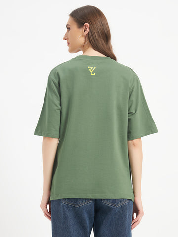 Oversized Essential T-Shirt For Men Sage Green