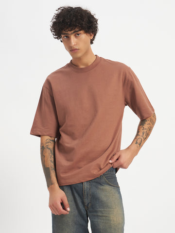 Oversized Essential T-Shirt For Men Rose Taupe