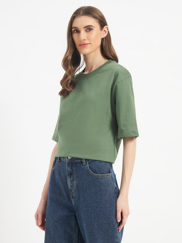 Oversized Essential T-Shirt For Men Sage Green