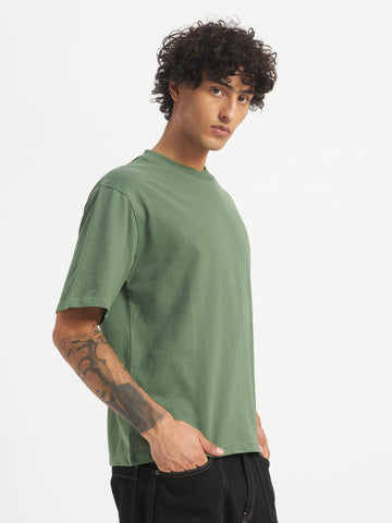 Oversized Essential T-Shirt For Men Sage Green