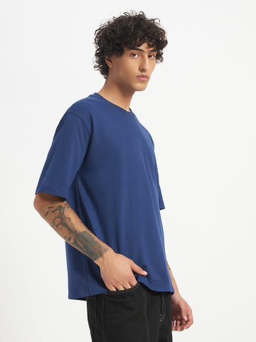 Oversized Essential T-Shirt For Men Cobalt Blue
