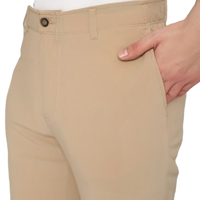Jack Nicklaus Men’s Belli Premium Regular Fit Trousers - Chinchilla