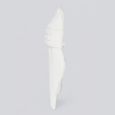 STRYK Cricket Batting Leg Guards for Men | Premium PU Facing | High Density Foam Padding | Lightweight Protection | White