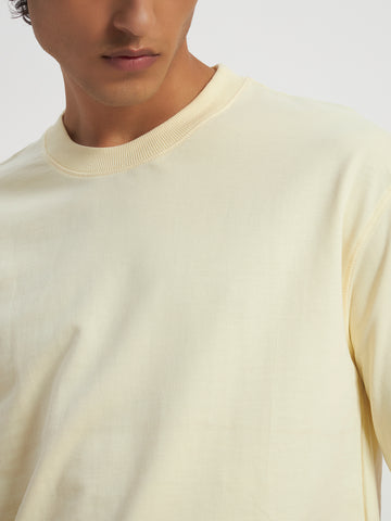 Oversized Essential T-Shirt For Men Ecru