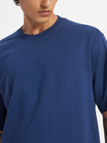 Oversized Essential T-Shirt For Men Cobalt Blue
