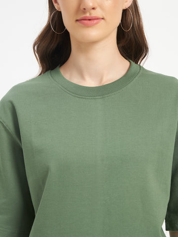 Oversized Essential T-Shirt For Men Sage Green