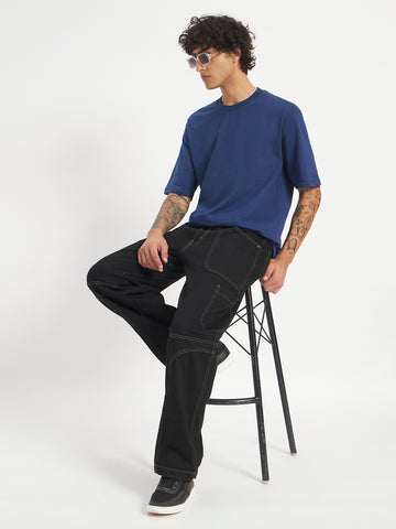 Oversized Essential T-Shirt For Men Cobalt Blue