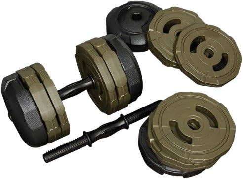 PVC Adjustable Dumbbell 20kg Set (10kg + 10kg)