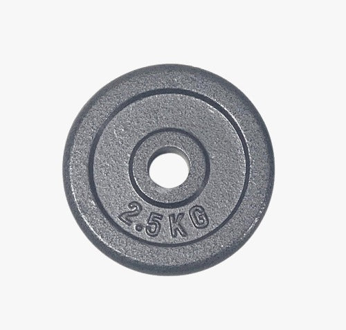 BODYFUEL Olympic Cast Iron Weight Plates – 50mm Hole (Black, Durable Finish)