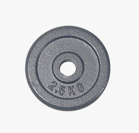 BODYFUEL Olympic Cast Iron Weight Plates – 50mm Hole (Black, Durable Finish)