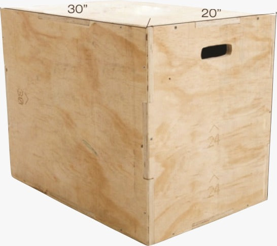 Wooden Plyo Box 20” X 24” X 30”