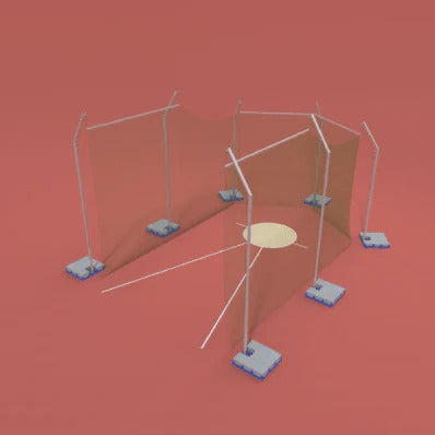 Discus Cage Tubular With Nylon Net