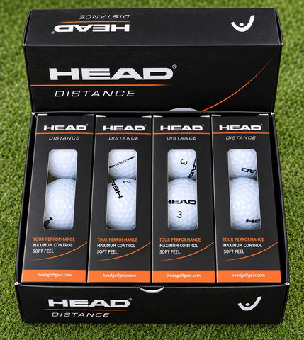 HEAD Distance Golf Balls – Tour Performance, Maximum Control & Soft Feel