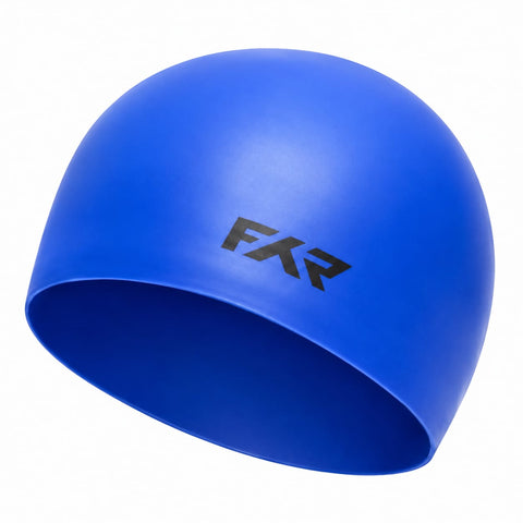 FYR Blue Silicone Swimming Cap