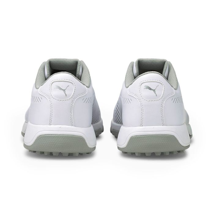 Puma Men’s Drive Fusion Tech MD Spiked Golf Shoes - White/Black