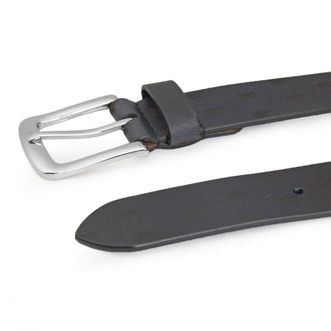 Jack Nicklaus Embossed Leather Belt - Black