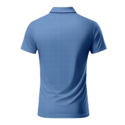 Jack Nicklaus Men's Printed Golf Polo T-Shirt - Hues Blue
