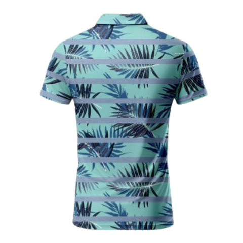 Jack Nicklaus Men's Printed Golf Polo T-Shirt - Sea Green