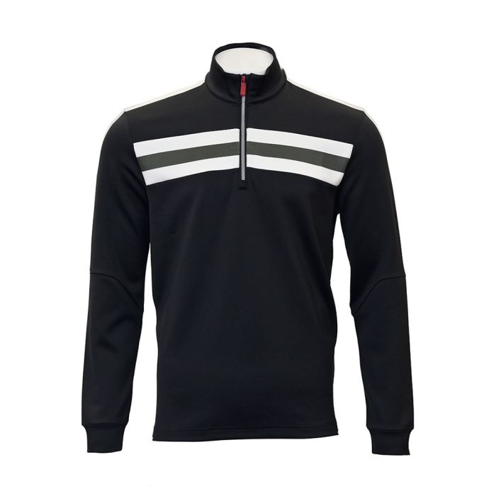 Jack Nicklaus Men's Angled Stripe 1/4 Zip Pullover -Slate Street
