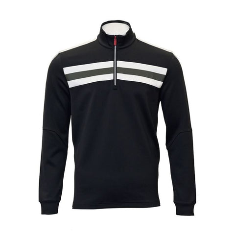 Jack Nicklaus Men's Angled Stripe 1/4 Zip Pullover -Slate Street