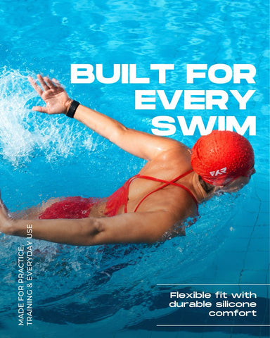 FYR Orange Silicone Swimming Cap