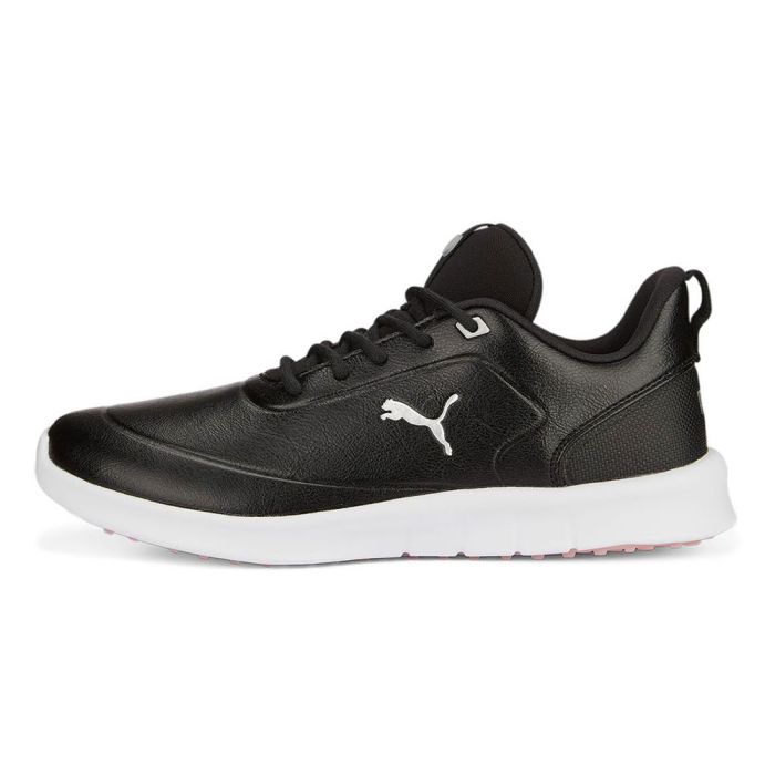 Puma Women's Laguna Fusion MD Spikeless Golf Shoes - Black/Rose Dust
