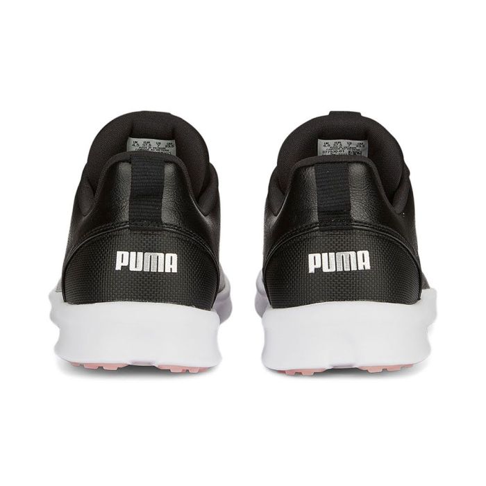 Puma Women's Laguna Fusion MD Spikeless Golf Shoes - Black/Rose Dust
