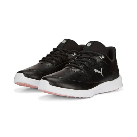 Puma Women's Laguna Fusion MD Spikeless Golf Shoes - Black/Rose Dust