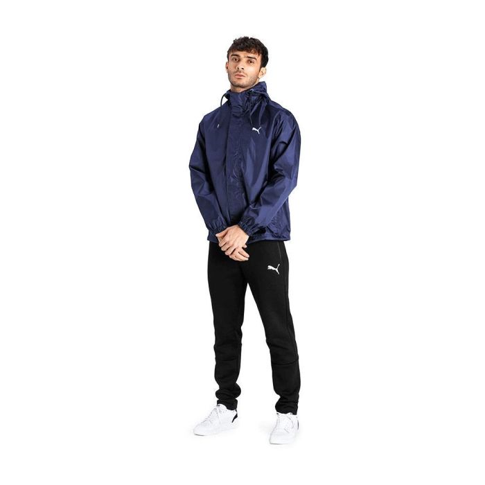 Puma Men’s Basic Regular Fit Rain Jacket - Navy