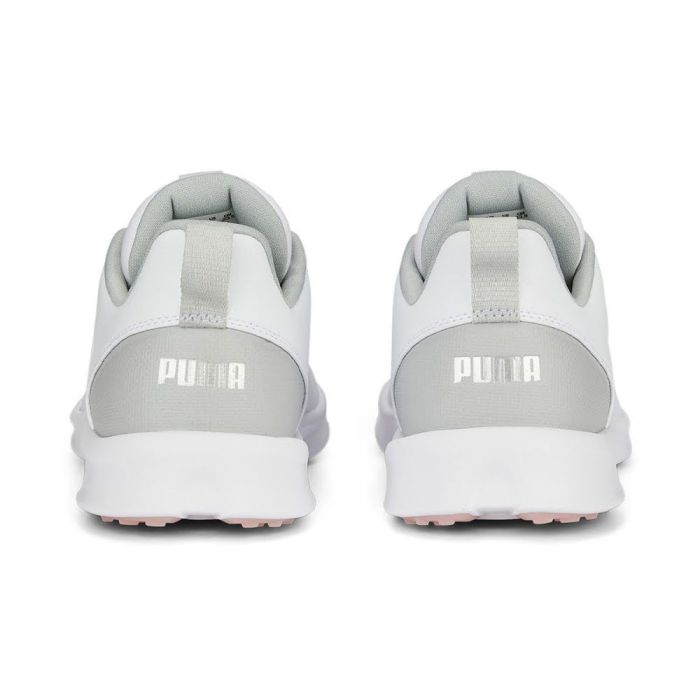 Puma Women's Laguna Fusion MD Spikeless Golf Shoes - White/Flat Light Gray