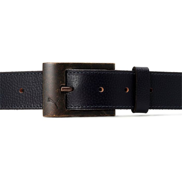 Puma Men’s Stylised Leather Belt - Navy