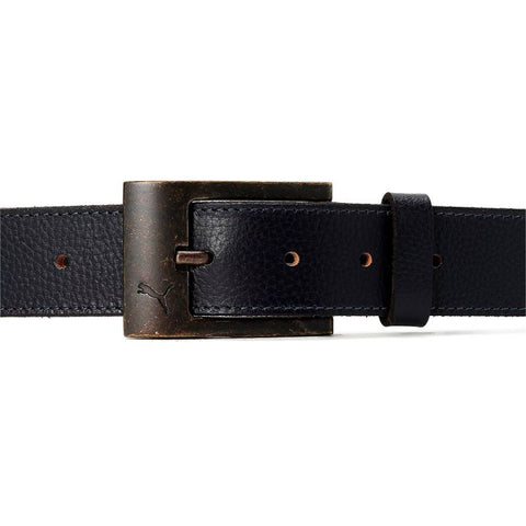 Puma Men’s Stylised Leather Belt - Navy